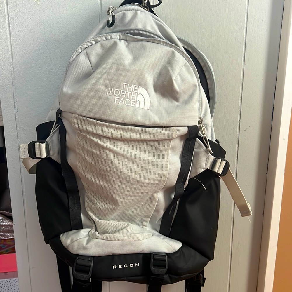 Gray North Face Backpack - image 1